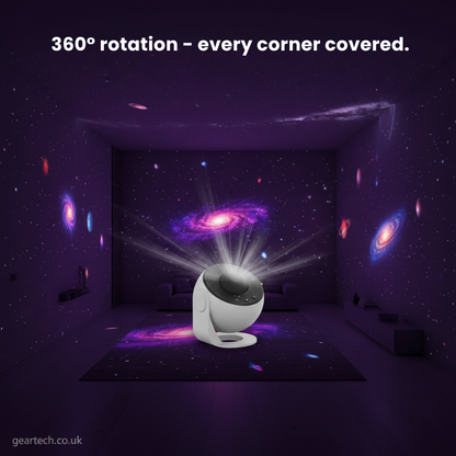 Colorful Galaxy Bedroom Light Projector
