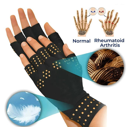 Thermal Fingerless Gloves for Arthritis Pain Relief