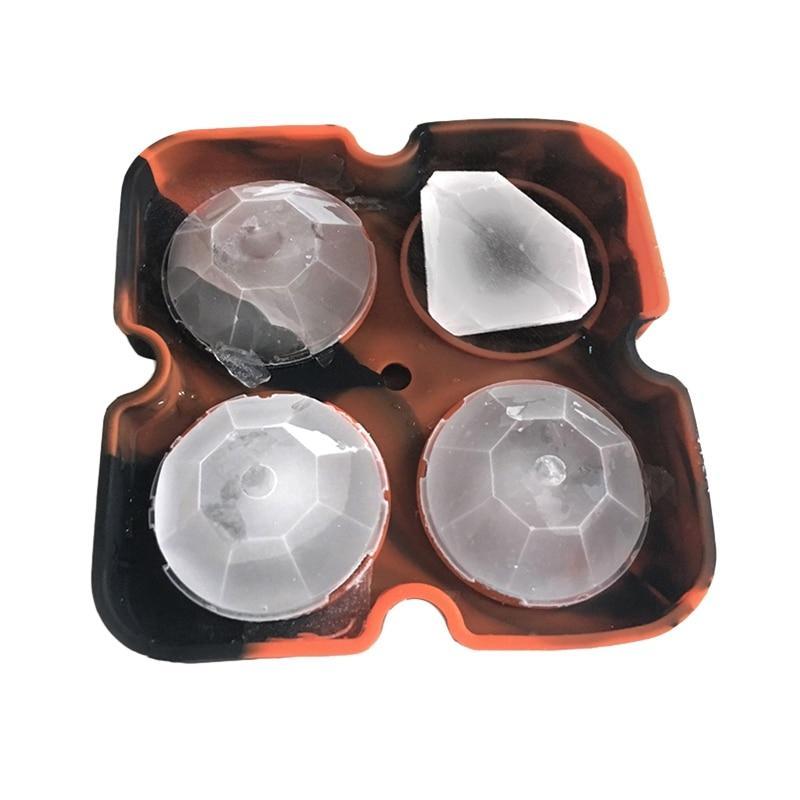 Clear Ice Cube Tray Set of 2