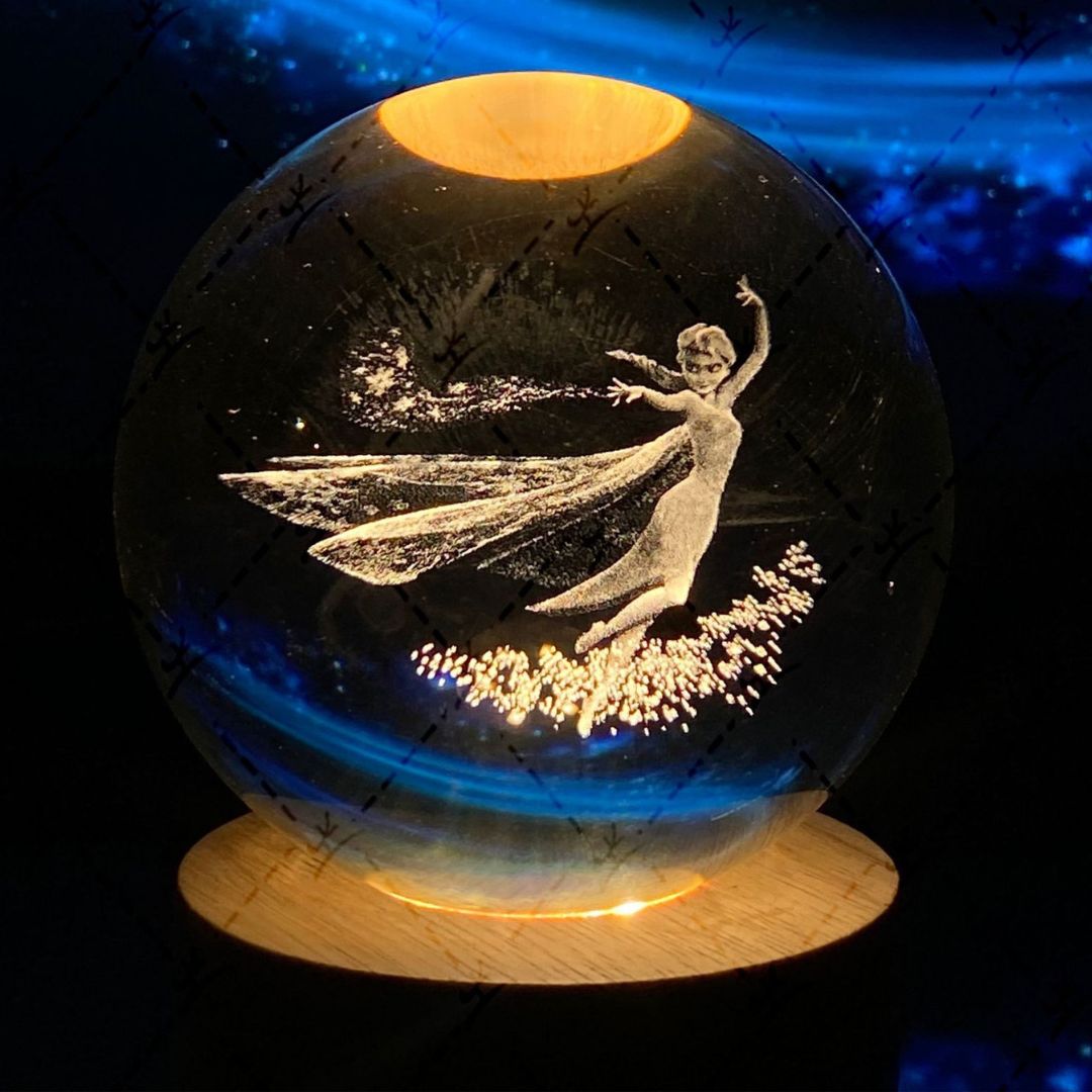 Shining Lunar Glass Orb