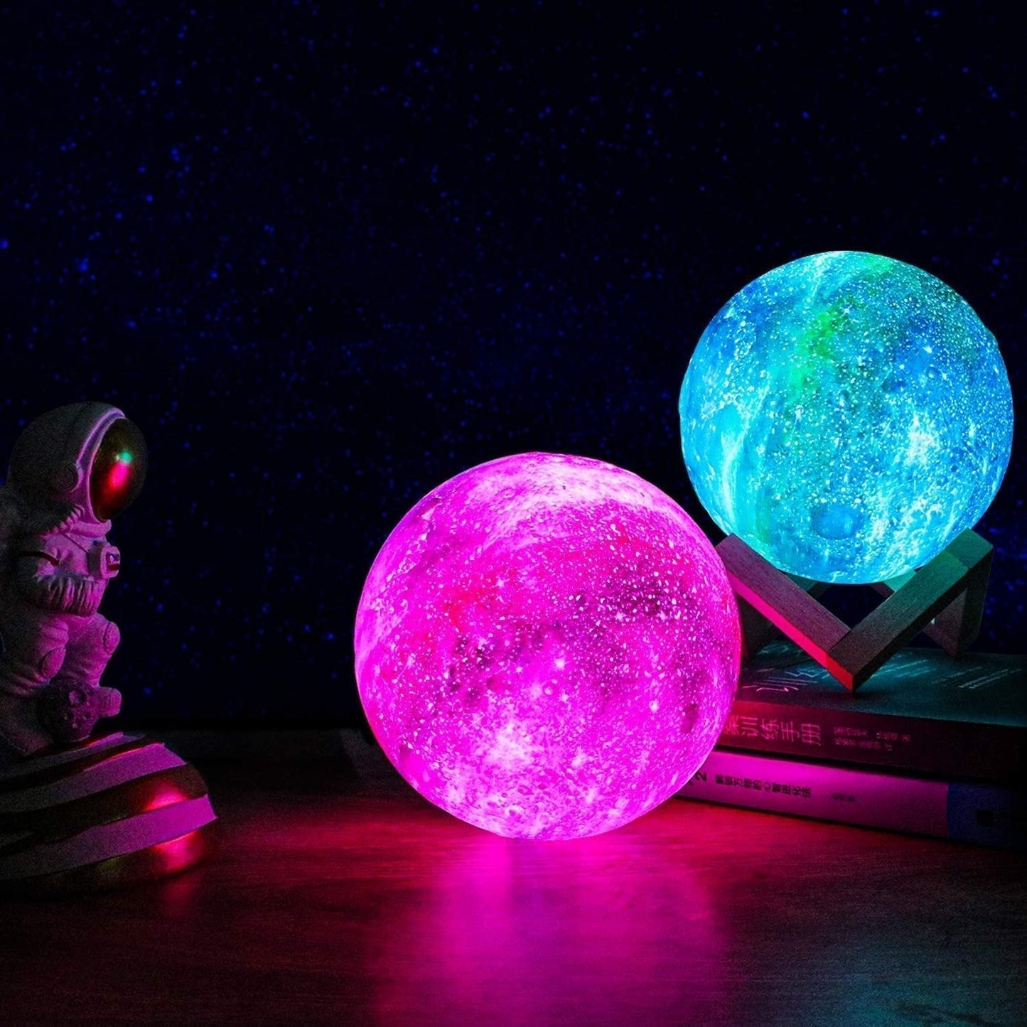 Fesara Moonbright Lamp - Soft Glow Starry Night Light