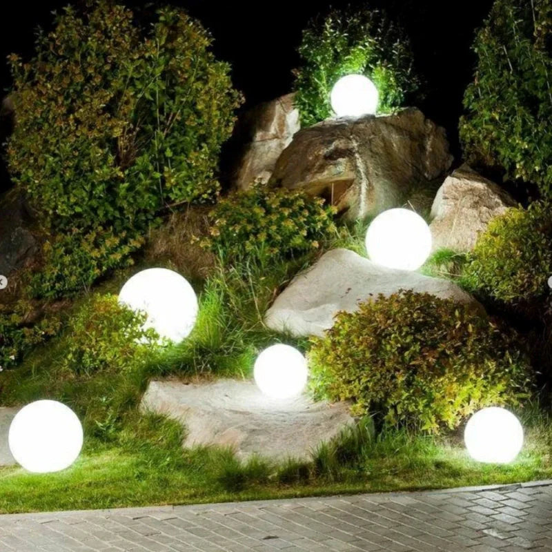 Colorful Outdoor Solar LED Globe Light