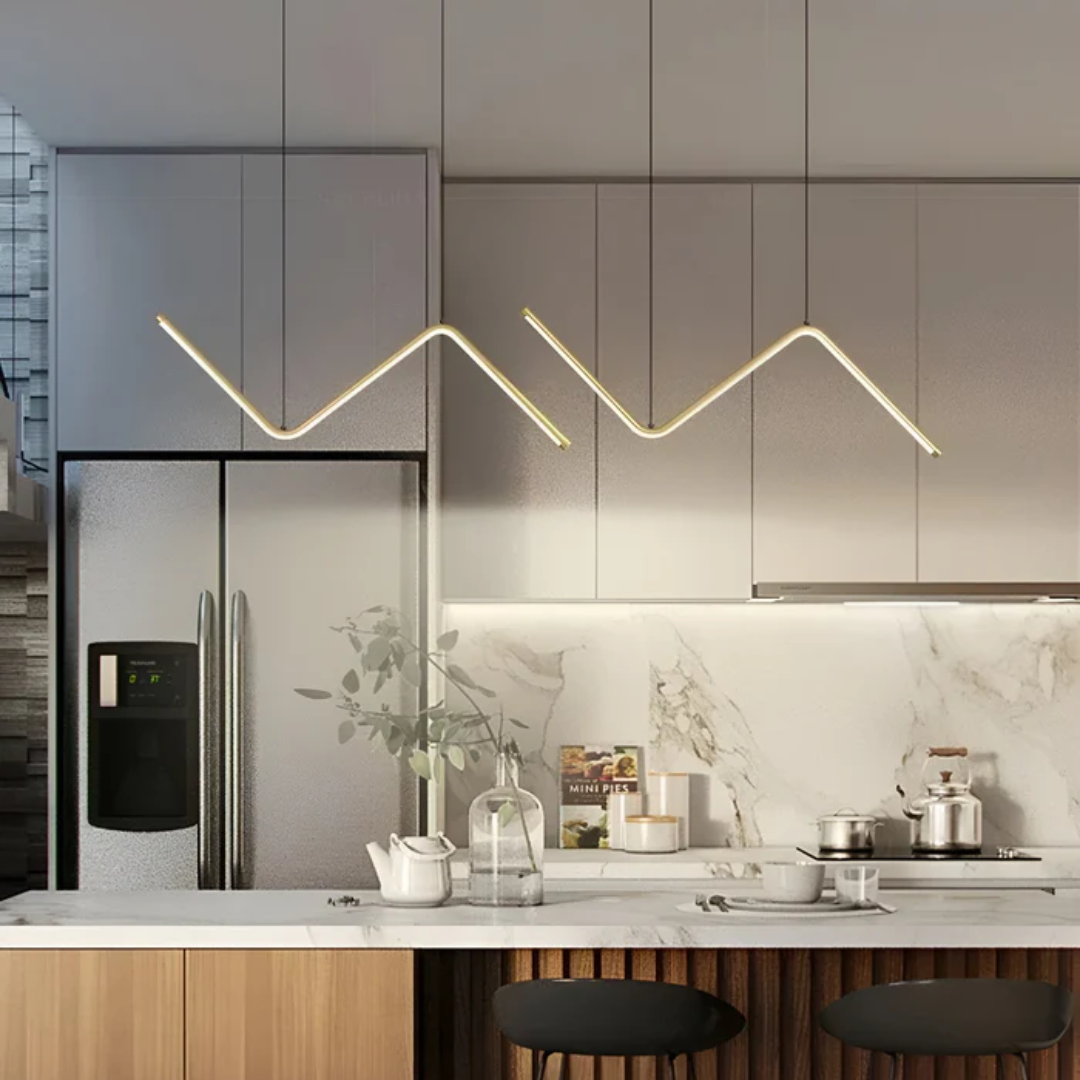 Modern Triangle Hanging LED Light