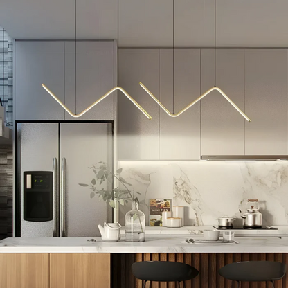 Modern Triangle Hanging LED Light