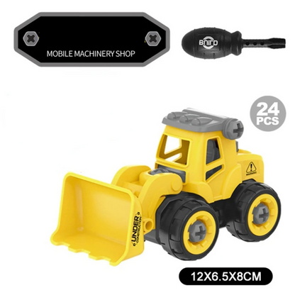 Fun Kids Construction Play Set with Vehicles