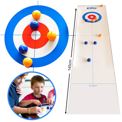 Fun Mini Curling Table Game - Fesara