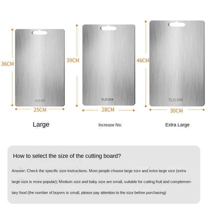 Durable Stainless Steel Kitchen Cutting Board