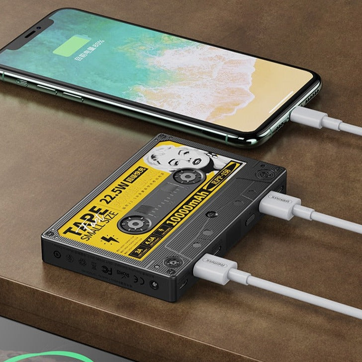 Vintage Music Portable Charger