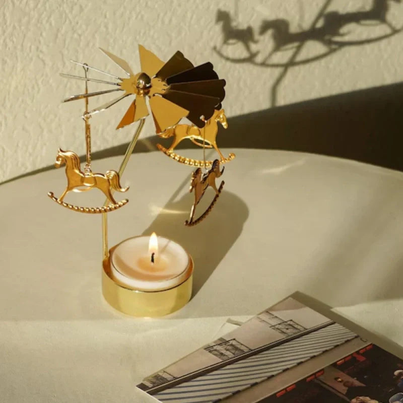 Rotating Candle Display Holder