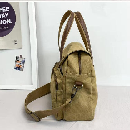 Classic | Big Canvas Cross Body Travel Messenger Bag
