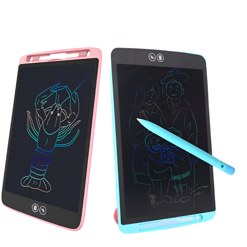 Colourful Kids Drawing Pad with Erasable Board - Fesara