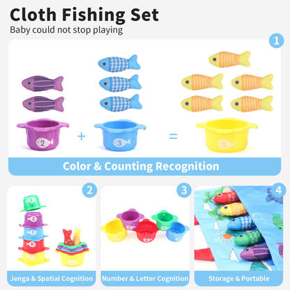 Soft Interactive Fishing Toy Set