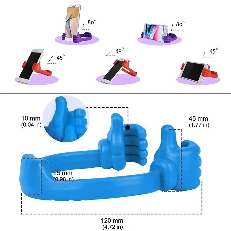 Fun Phone Stand with Thumb Grip