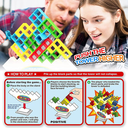 Fun Tetris Tower Building Game