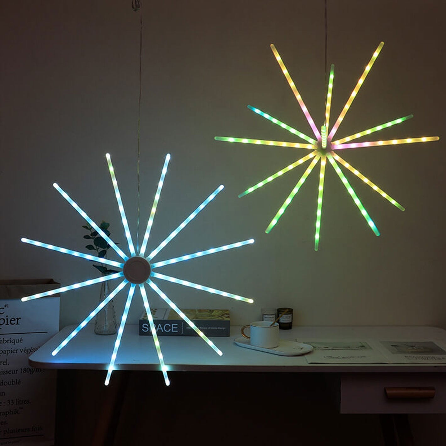 Colorful RGB Fairy Windmill LED String Lights