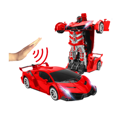Fast Police RC Transformer Car Toy for Kids