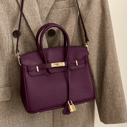 Classic Genuine Leather Tote Bag for Women