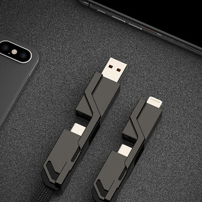 Premium 4-in-1 Braided Fast Charging Cable