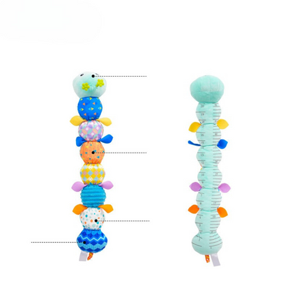 Colorful Plush Musical Caterpillar Toy