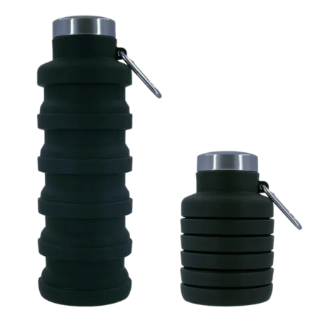 Compact Foldable Silicone Water Bottle
