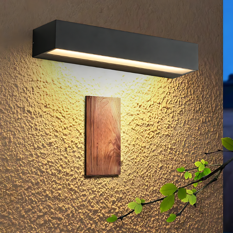 Vintage LED Outdoor Wall Lamp - Elegant Black Outdoor Lights for Gardens-3