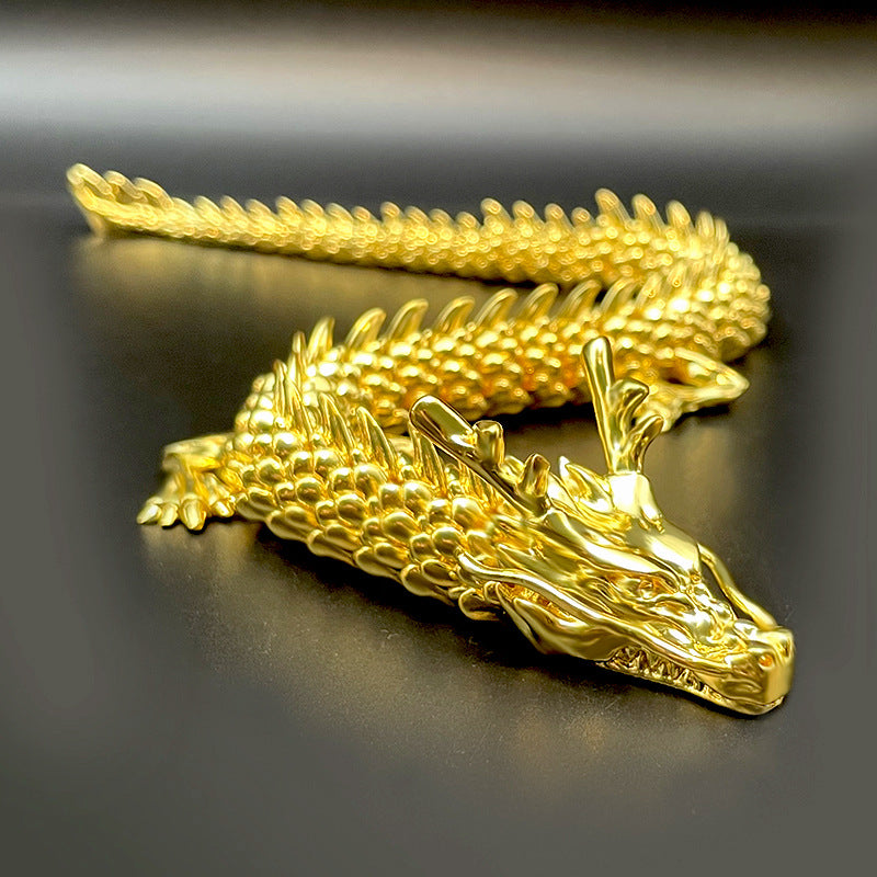 Collectible Gold Dragon Figurine