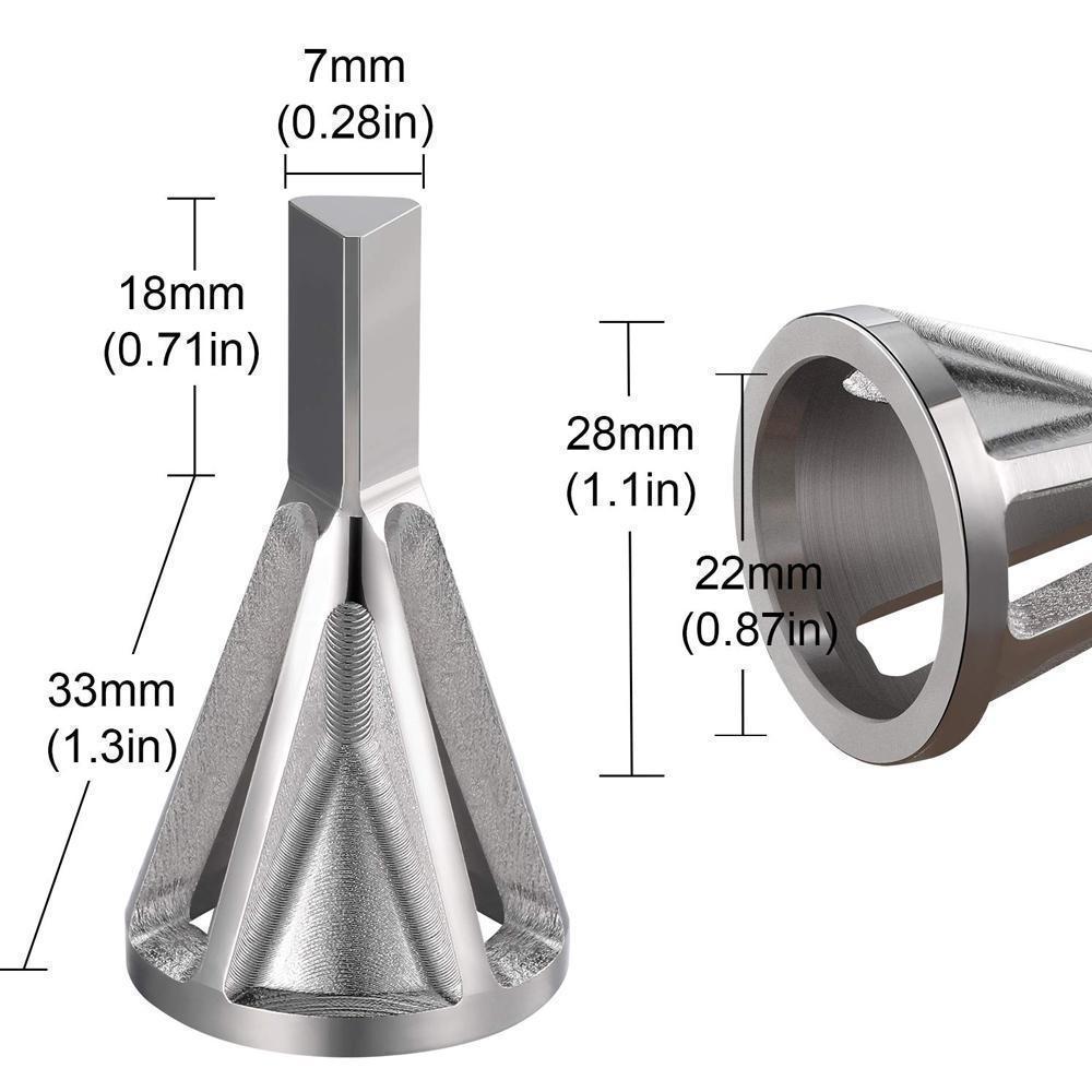 Easy Drill Bit Chamfer Deburring Tool