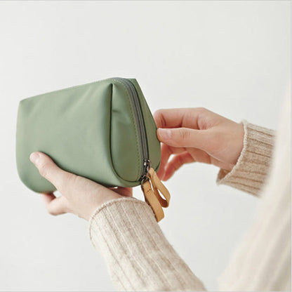 Spacious Double Zip Makeup Pouch Bag