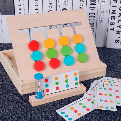 Wooden Shape Color Sorting Educational Toy