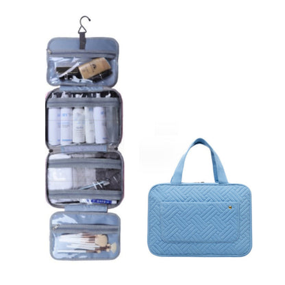 Portable Travel Makeup Case with 4 Pockets
