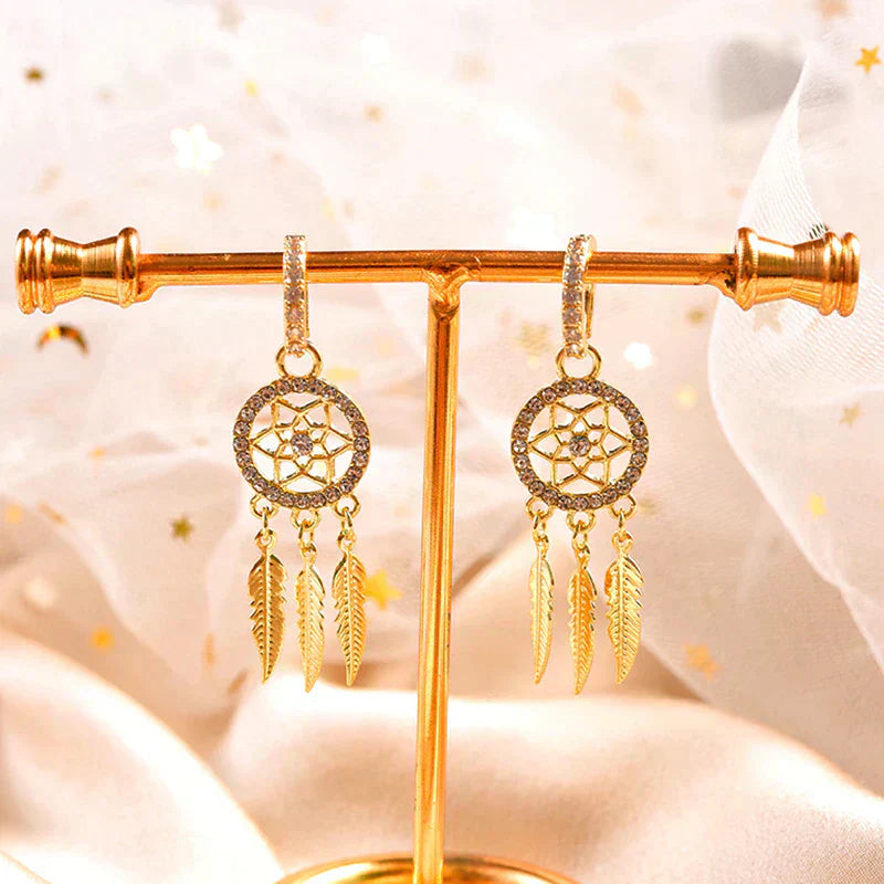 Luxury 14k Gold Elegant Earrings