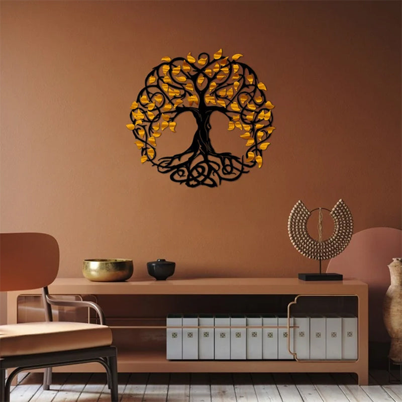 Nature Inspired Metal Tree Decoration
