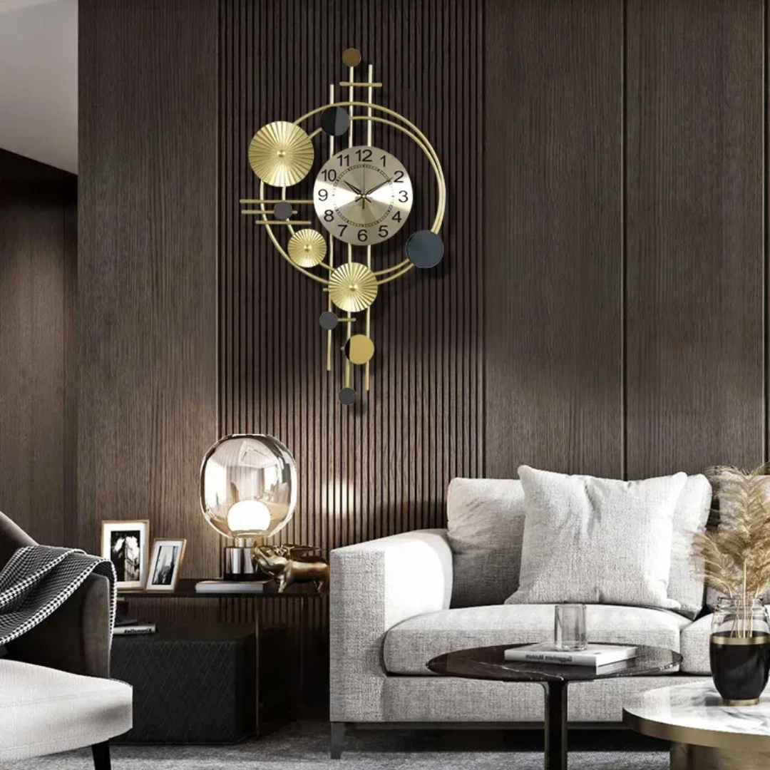 Big Decorative Round Wall Clock
