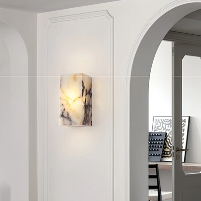 Elegant Marble Stone Wall Light