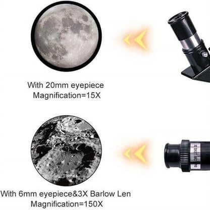 Portable Moon Telescope with Tripod & High Zoom