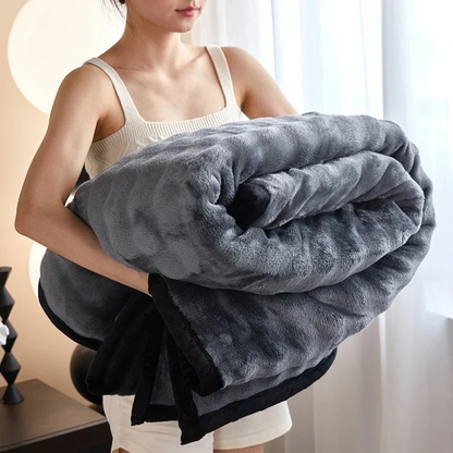 Cozy Reversible Soft Fleece Throw Blanket