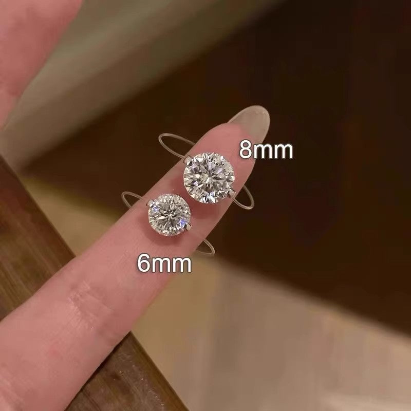 Timeless S925 1-2 Carat Moissanite Solitaire Ring