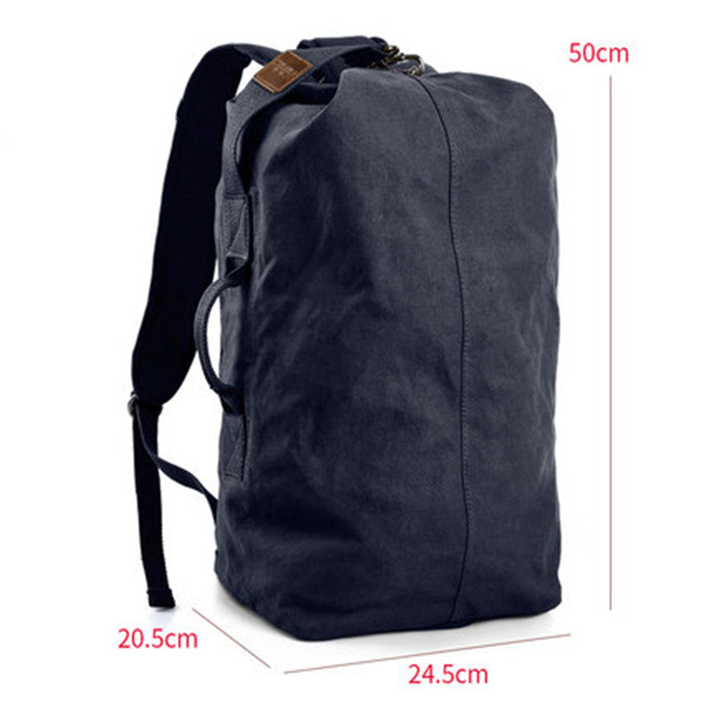 Spacious Durable Canvas Hiking Backpack