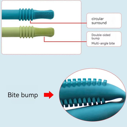 Soft Baby Teether Silicone Chew Tubes