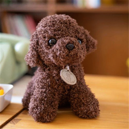 Cuddly Teddy Dog Toy - Soft Plush Friend for Children