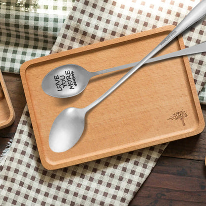Fesara Personalized Romantic Engraved Spoon