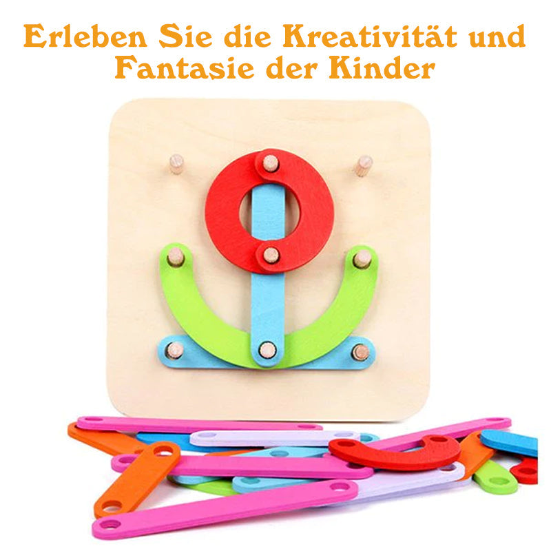 Colorful Wooden Learning Block Toy