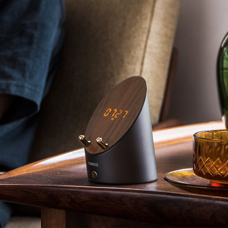 Compact Bluetooth Speaker with Clock and Phone Stand - Fesara