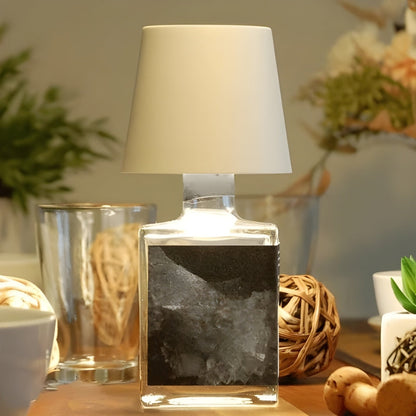 Stylish Glass Bottle Table Lamp