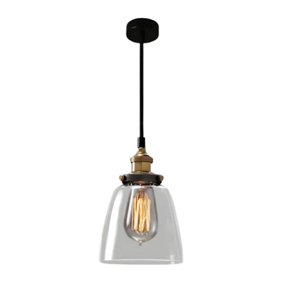 Classic Glass Pendant Light Fixture - Fesara