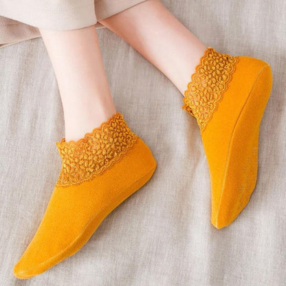 Cozy Lace Winter Socks
