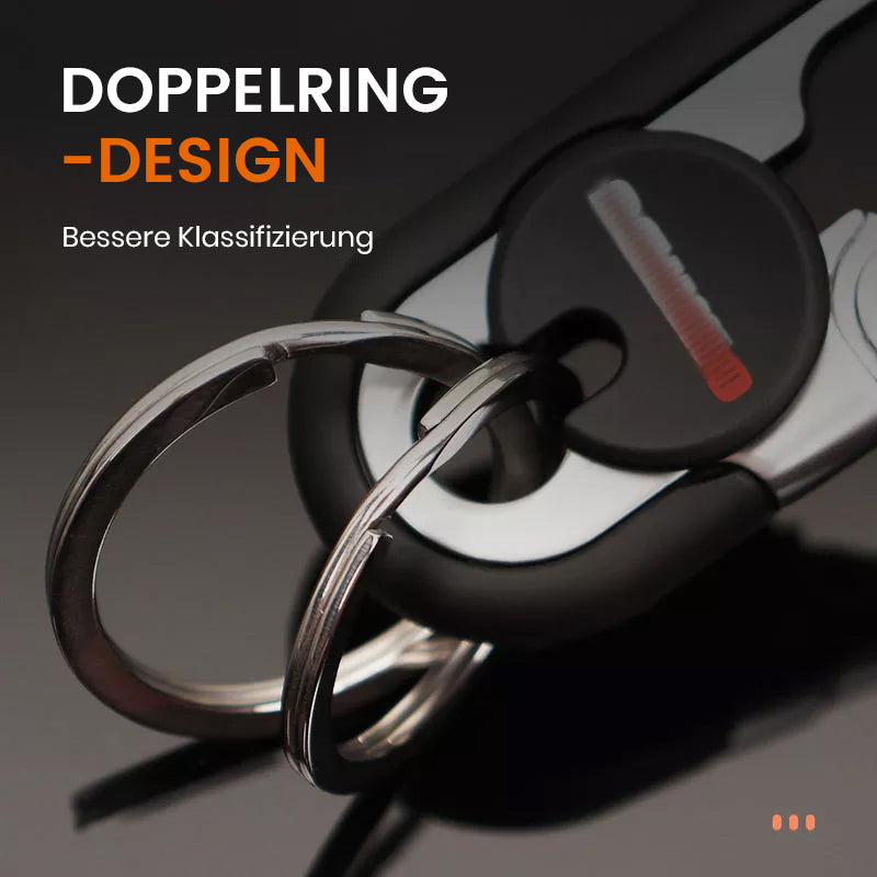 Leather Car Keychain for Men