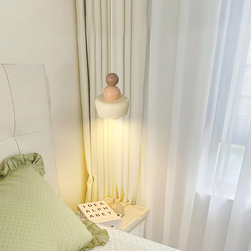 Cozy Hanging Lamp For Bedroom With Soft Glow