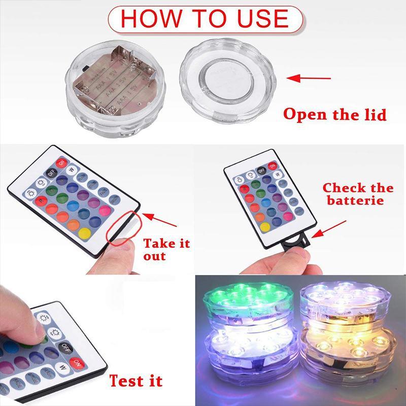 Wireless LED Light with Remote and Suction Cup