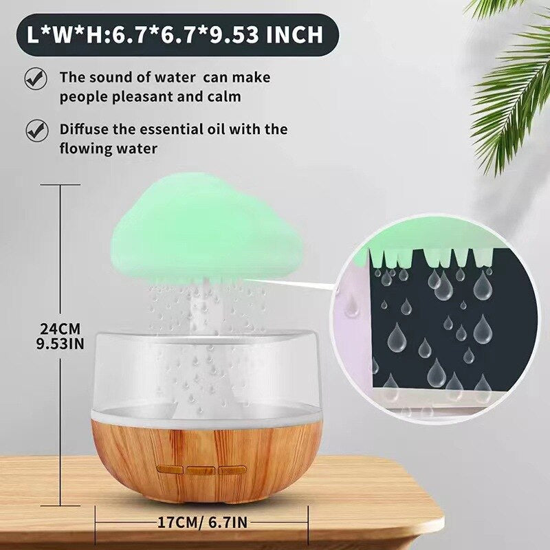 Cool Mist Mushroom Air Purifier Night Light